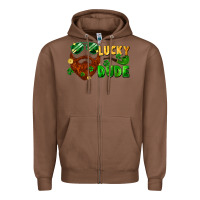 Chestnut lucky dude saint patricks bearded man Zipper Hoodie - FaDigitalArtStudio