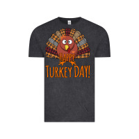 Vintage Black Happy Turkey Day - Thanksgiving Party Vintage Tee - Bettercallsaul