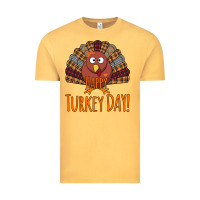 Vintage Mustard Happy Turkey Day - Thanksgiving Party Vintage Tee - Bettercallsaul