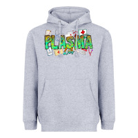 Heather Grey plasma lab Heavyweight Hoodie - CowhideDigitalArt
