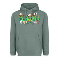 Sage plasma lab Heavyweight Hoodie - CowhideDigitalArt