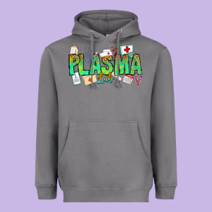 Plasma Lab Heavyweight Hoodie Designed By Cowhidedigitalart