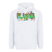 White plasma lab Heavyweight Hoodie - CowhideDigitalArt