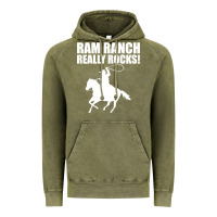 Vintage Olive Ram Ranch Really Rocks! Vintage Hoodie - Bettercallsaul