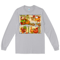 Moon Dust Hello Fall pumpkins Long Sleeve Tee - NancyCooperArtShop