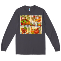 Smoke Hello Fall pumpkins Long Sleeve Tee - NancyCooperArtShop