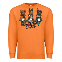 Carrot Hoppy Easter Premium Sweatshirt - CowhideDigitalArt