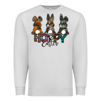 Dove Grey Hoppy Easter Premium Sweatshirt - CowhideDigitalArt