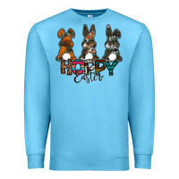 Ocean Blue Hoppy Easter Premium Sweatshirt - CowhideDigitalArt