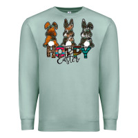 Seafoam Hoppy Easter Premium Sweatshirt - CowhideDigitalArt