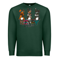 Sports Green Hoppy Easter Premium Sweatshirt - CowhideDigitalArt