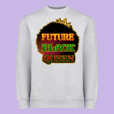 Future Black Queen Heavyweight Sweatshirt Designed By Howdyjamesfarm