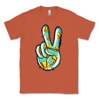 Copper softball peace sign Classic Tee - Jasminsmagicworld