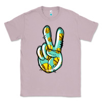 Lilac softball peace sign Classic Tee - Jasminsmagicworld