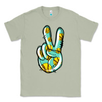 Matcha softball peace sign Classic Tee - Jasminsmagicworld