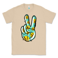 Mushroom softball peace sign Classic Tee - Jasminsmagicworld