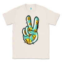 Natural softball peace sign Classic Tee - Jasminsmagicworld