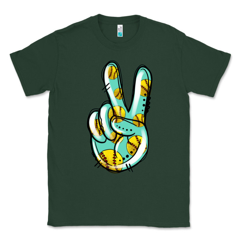 Softball Peace Sign Classic Tee by Jasminsmagicworld | Teevron