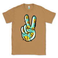 Toasted Coconut softball peace sign Classic Tee - Jasminsmagicworld
