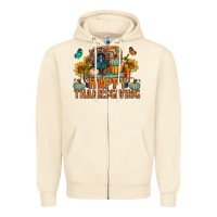 Sandshell happy thanksgiving with truck bbs Zipper Hoodie - BundleAndBundleShop