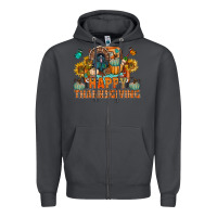 Smoke happy thanksgiving with truck bbs Zipper Hoodie - BundleAndBundleShop