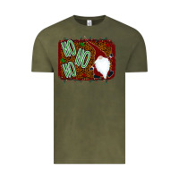 Vintage Olive Ho Ho Ho Gnomes Vintage Tee - Bettercallsaul
