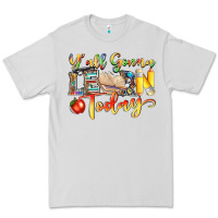 Dove Grey yall gonna learn today Premium Tee - NancyCooperArtShop