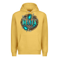 Antique Gold Mama with gemstone leopard Mother's Day Premium Hoodie - FaDigitalArtStudio