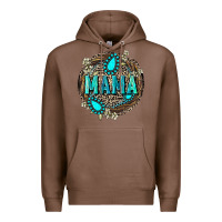 Chestnut Mama with gemstone leopard Mother's Day Premium Hoodie - FaDigitalArtStudio