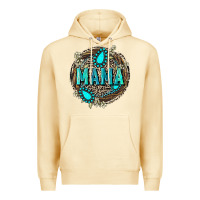 Pina Colada Mama with gemstone leopard Mother's Day Premium Hoodie - FaDigitalArtStudio
