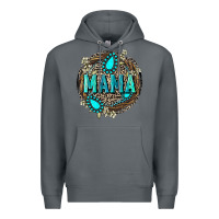 Rock Mama with gemstone leopard Mother's Day Premium Hoodie - FaDigitalArtStudio