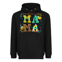 Black School bus driver mama Mother's day Heavyweight Hoodie - LillyAllenDesigns