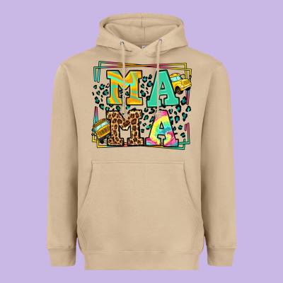 School Bus Driver Mama Mother's Day Heavyweight Hoodie Designed By Lillyallendesigns