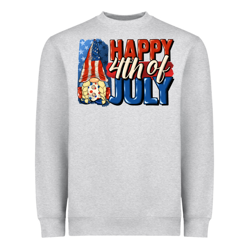 Happy 4th Of July Gnome Heavyweight Sweatshirt by CowGirlArtShop | Teevron