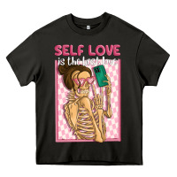 Asphalt self love is the best love Heavy Core Tee - MaliasSmallBusiness