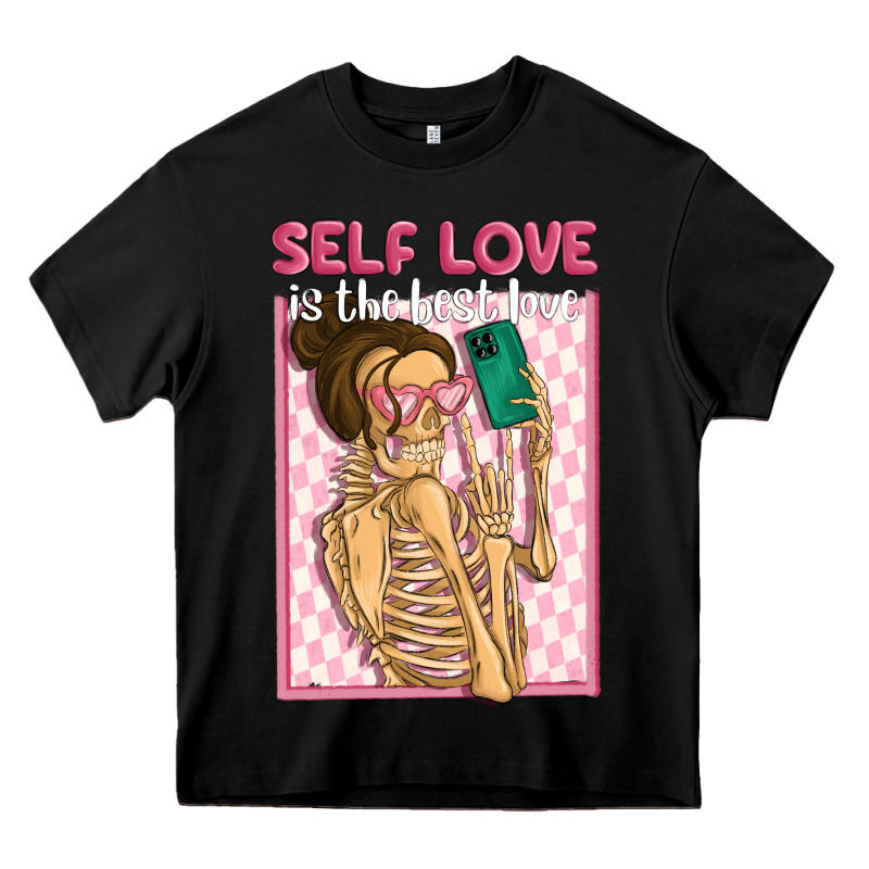 Self Love Is The Best Love Heavy Core Tee by MaliasSmallBusiness | Teevron