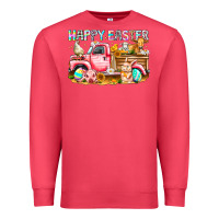 Cardinal Happy Easter Animal Farm Truck Premium Sweatshirt - CowhideDigitalArt