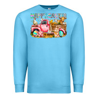 Happy Easter Animal Farm Truck Premium Sweatshirt | Teevron
