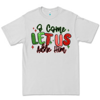 O Come Let Us Adore Him Christmas Premium Tee | Teevron