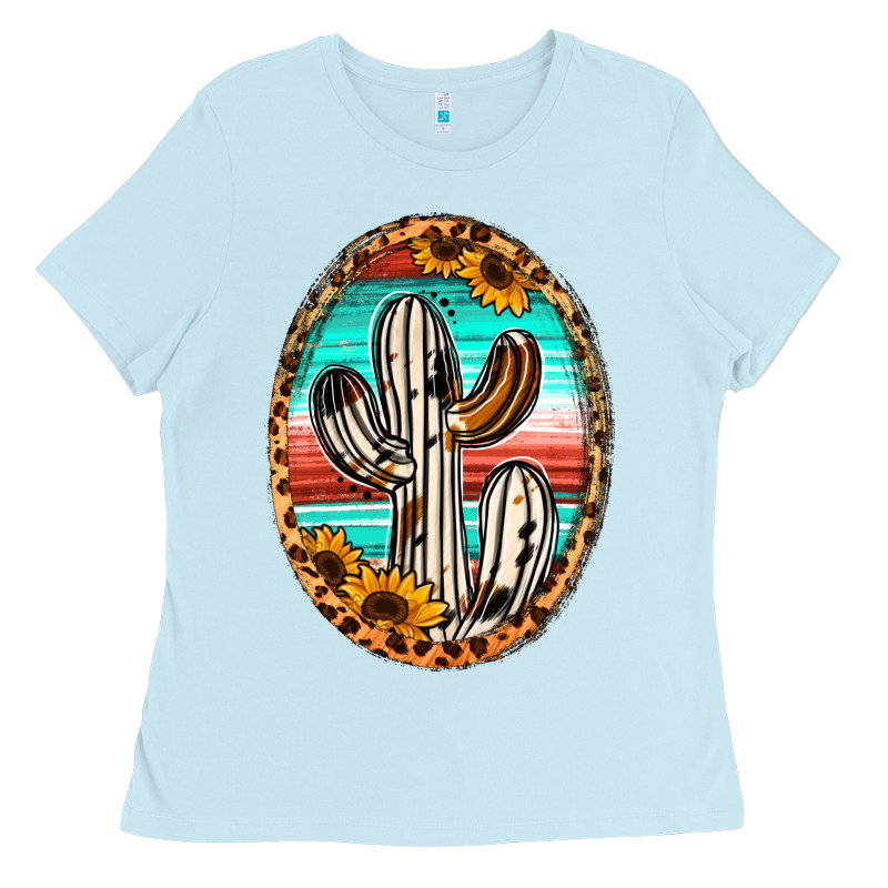 Western Cactus Ladies Tee by Jasminsmagicworld | Teevron