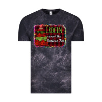 Cloud Black Crocin around the christmas tree Vintage Tee - Bettercallsaul