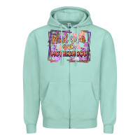 Seafoam mind your motherhood Zipper Hoodie - FaDigitalArtStudio