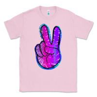 Bubblegum Pink Mermaid Peace Sign Classic Tee - Jasminsmagicworld