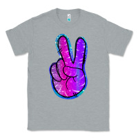 Heather Grey Mermaid Peace Sign Classic Tee - Jasminsmagicworld