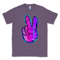 Lavender Mermaid Peace Sign Classic Tee - Jasminsmagicworld