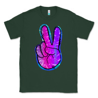Sports Green Mermaid Peace Sign Classic Tee - Jasminsmagicworld