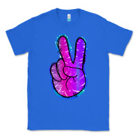 True Royal Mermaid Peace Sign Classic Tee - Jasminsmagicworld