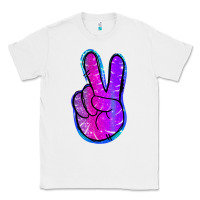 White Mermaid Peace Sign Classic Tee - Jasminsmagicworld