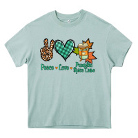 Arona Peace love pumpkin spice latte Heavy Core Tee - NancyCooperArtShop