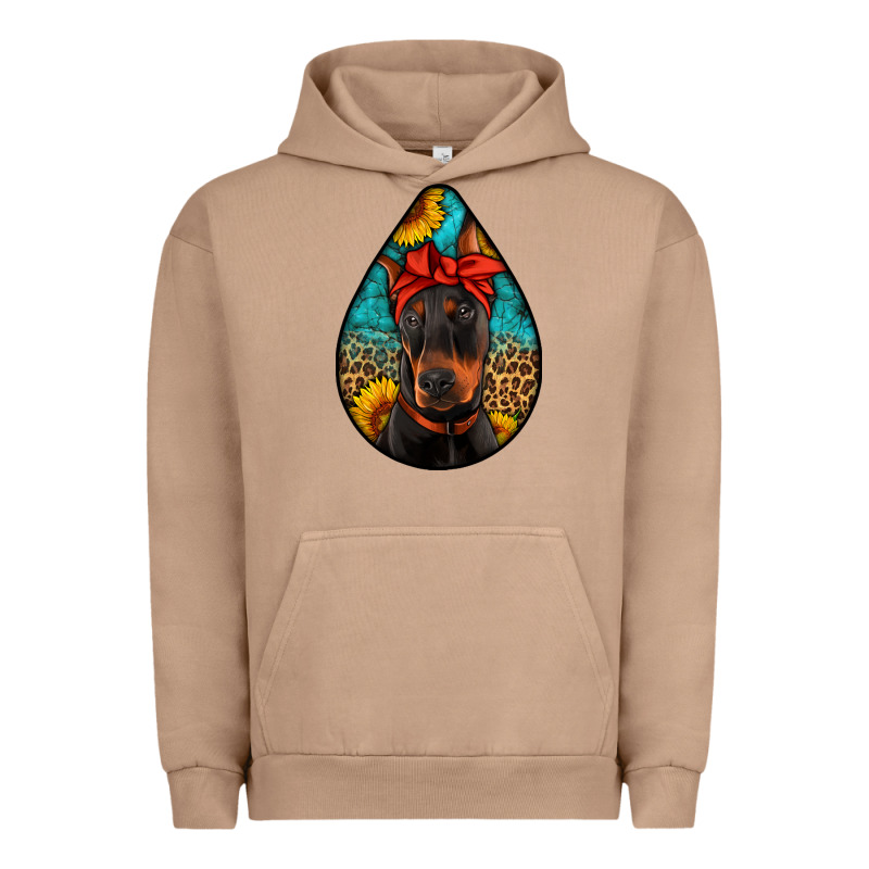 Doberman Urban Hoodie by Artiststas | Teevron